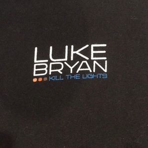 Luke Bryant concert T Shirt.  Kill the Lights